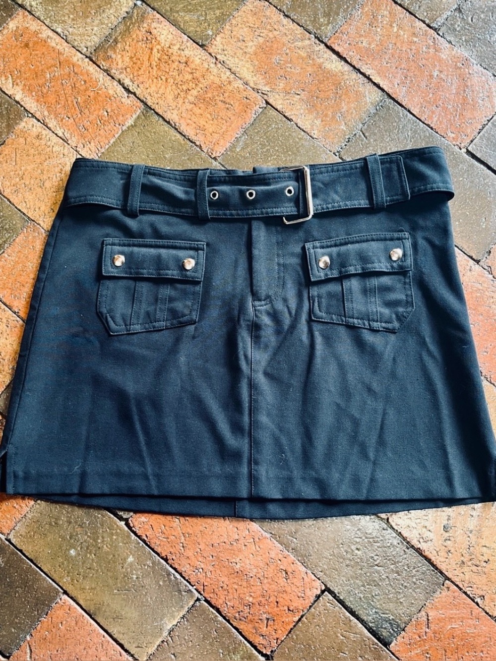 No boundaries JUNIOR 7 black hip hugger Mini SKIRT